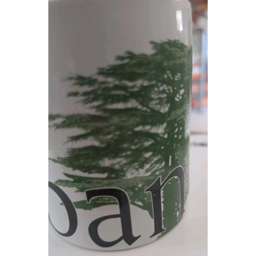 Starbucks Lebanon Mug 2002 City Collector Series Coffee Cup 16oz VTG Cedar